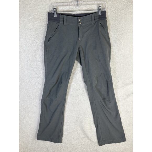 Kuhl Strattus Pants Womens sz 6 Regular 29x29 Gray Hike Drawstring Ankle Stretch - Picture 1 of 16